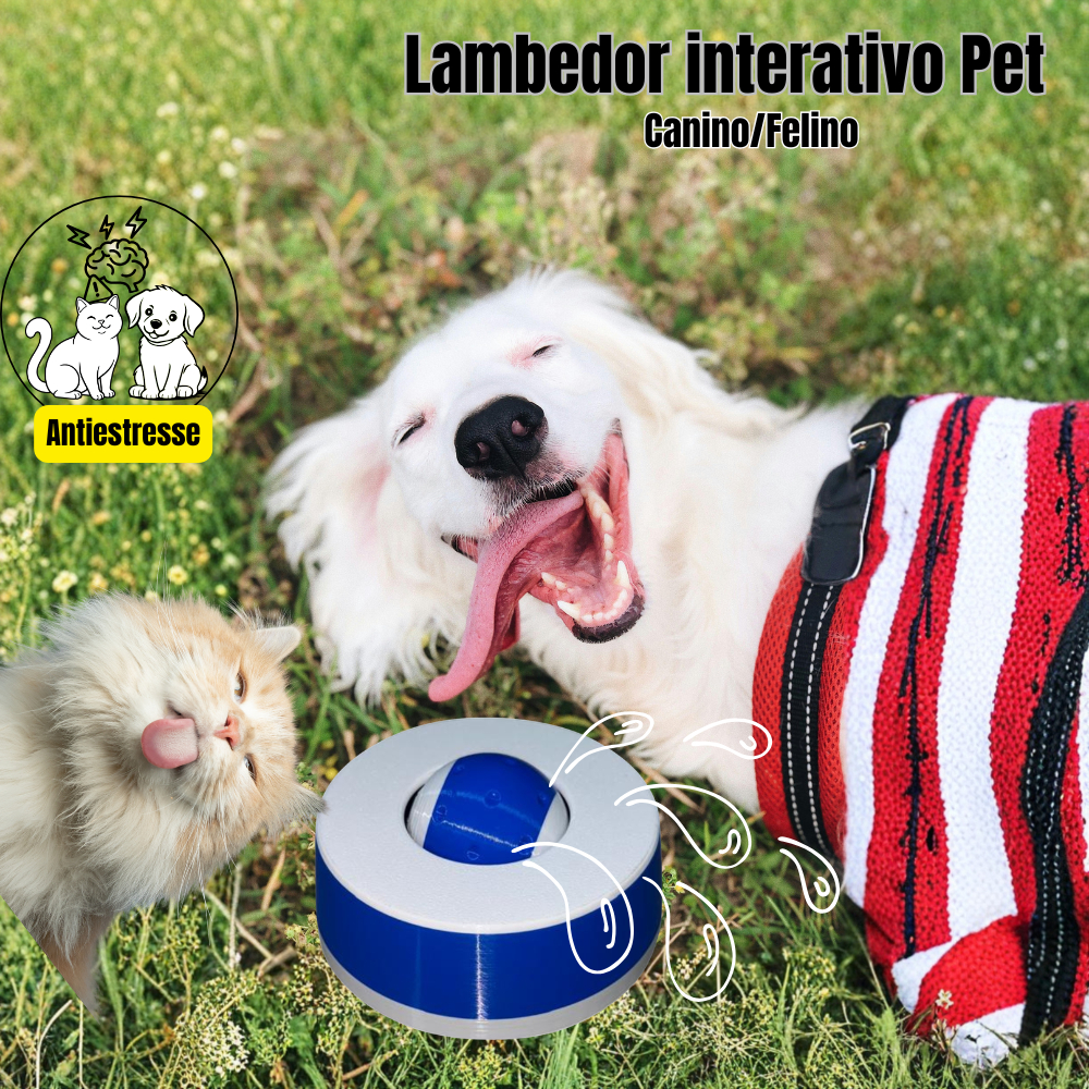 Lambedor Interativo Pet - Antiestresse Canino/felino