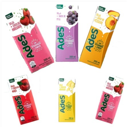 Ades Diversos Sabores 200ml CX c/6 Unidades em Oferta na Shopee