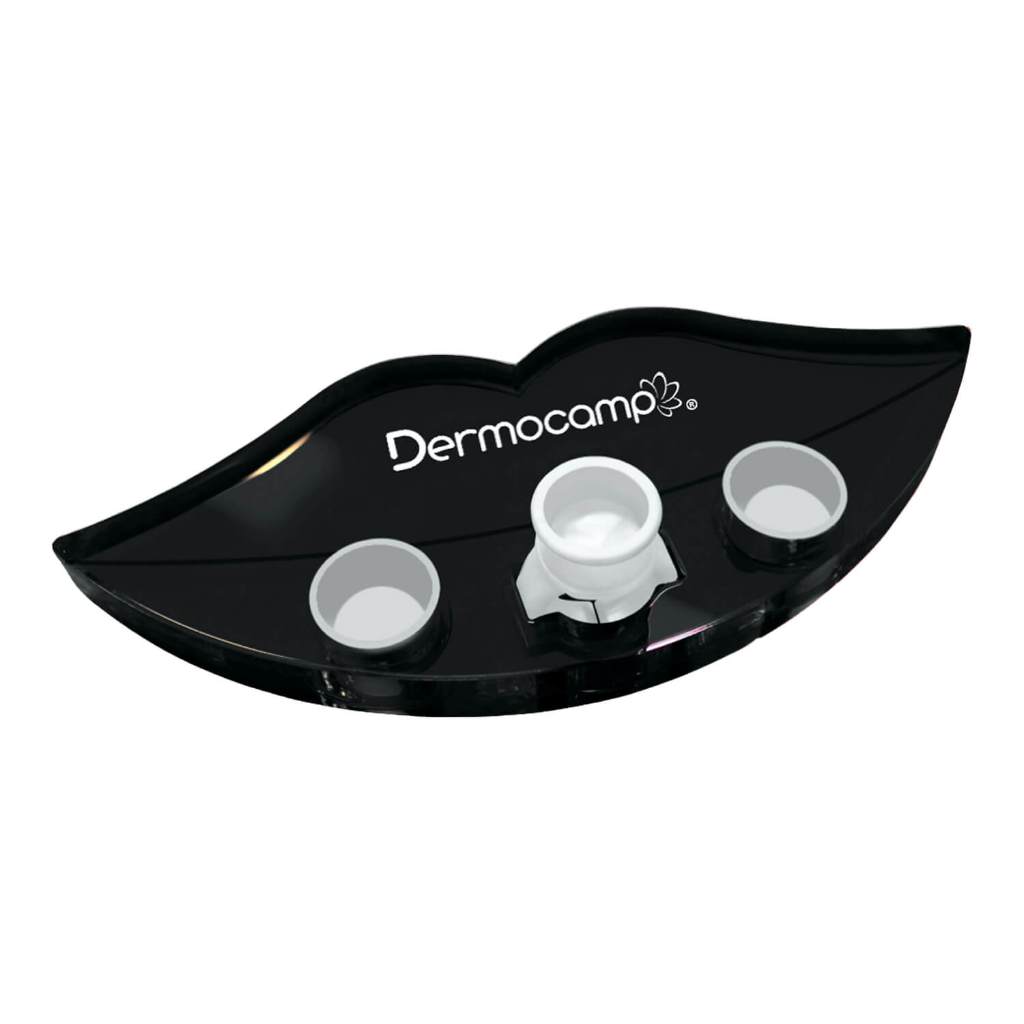 Suporte Porta Batoque Acrílico Boca Dermocamp Médio Micropigmentação