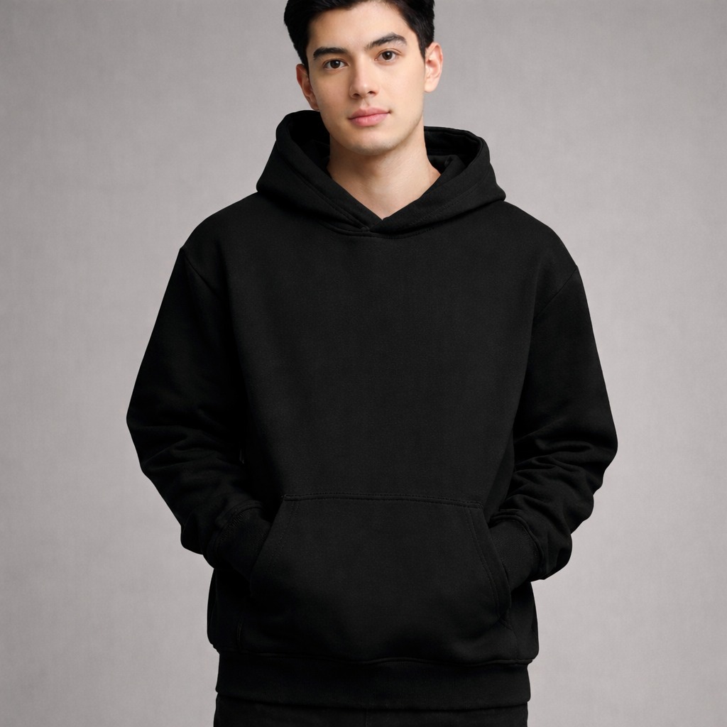 Moletom Canguru Suéter Unissex Flanelado Inverno Quente Liso - WK WORLD