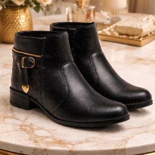 Bota Coturno Feminino Confortável Cano Baixo Leve Macia Envio Imediato em Oferta na Shopee