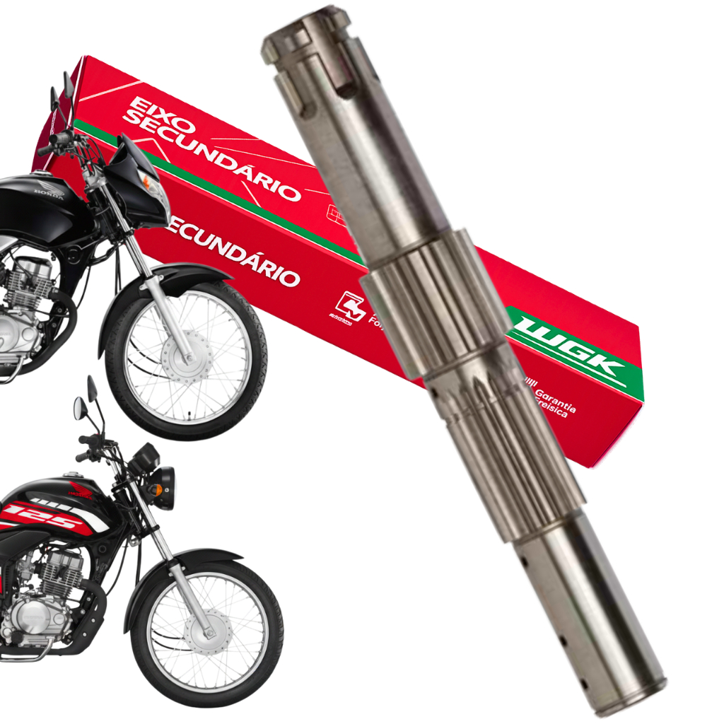 Eixo Pinhão Secundário Honda Cg Titan 150 Ks / Fan 125 2009 Á 2014 - Wgk