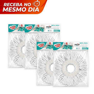 Refil Mop Giratorio Fit Esfregão Limpeza Novo Luxo Flash Limp Kit Ate 3 Unidades em Oferta na Shopee