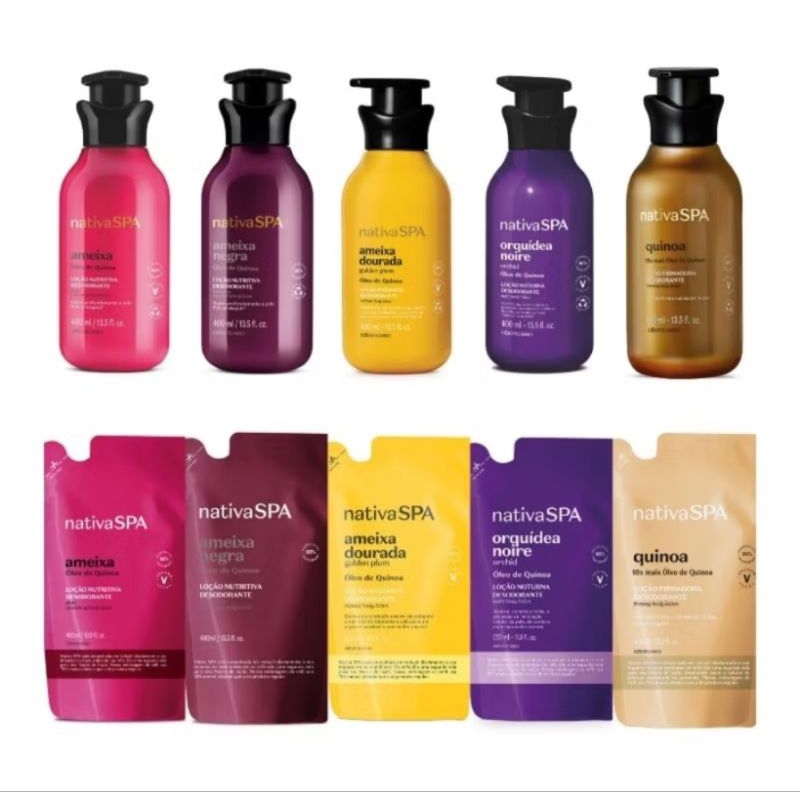 Combo Nativa SPA Ameixa Negra: Hidratante + Refil 400mL