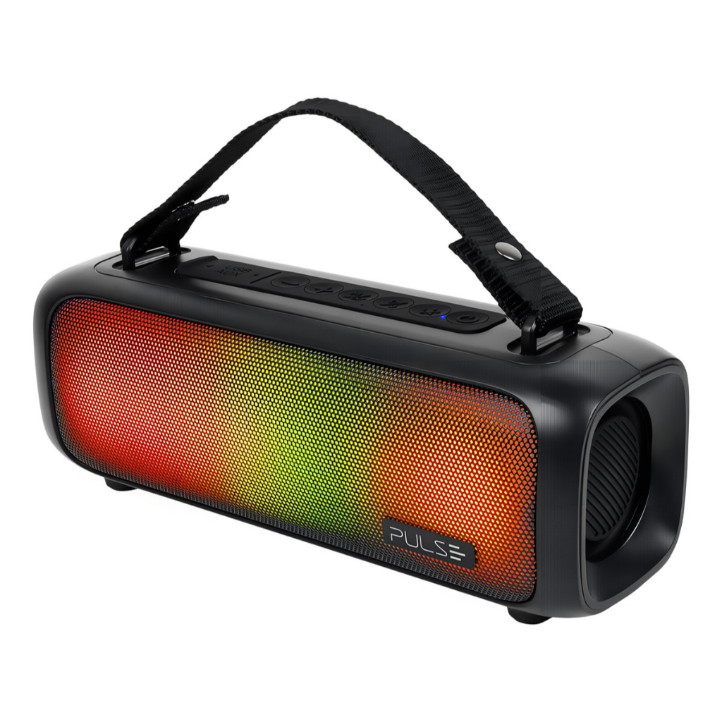 Caixa de Som Bluetooth 100W Portátil Pulse Beats 2 com Luzes RGB