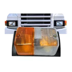 Lanterna Pisca Seta Dianteira Bicolor Para Scania T112 T113 T142 T143 R112 R113 R142 R143 Esquerdo