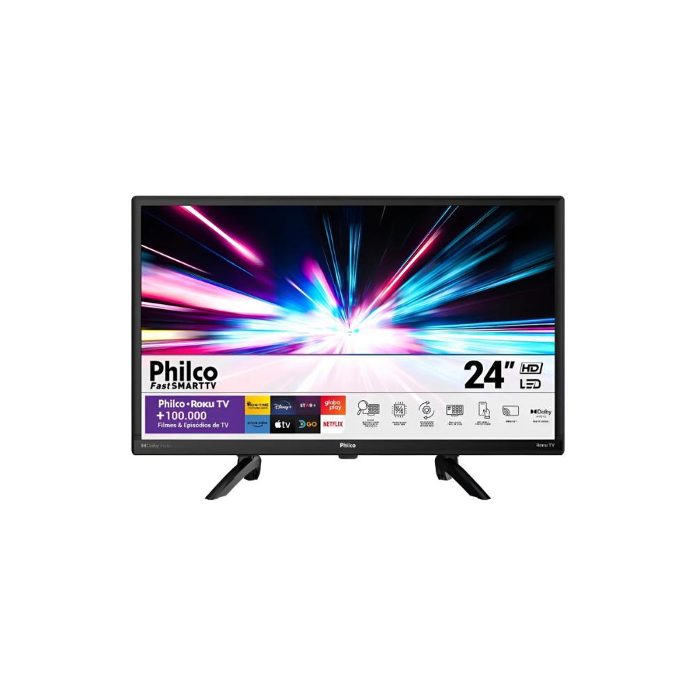 Smart Tv Led Philco 24" Roku Tv Ptv24g5yr2cp em Oferta na Shopee