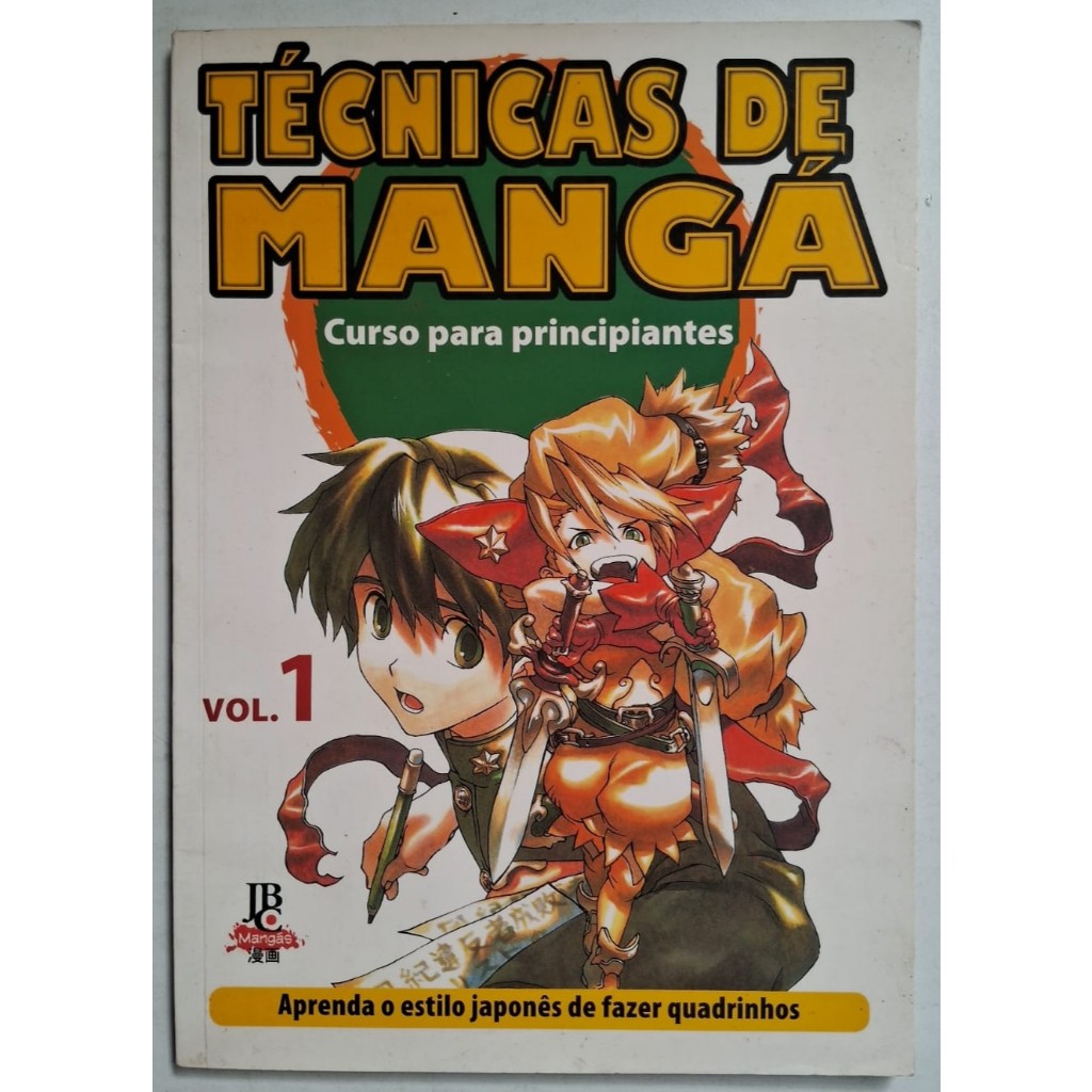 CD LIVRO TECNICAS DE MANGA CURSO PARA PRINCIANTES VOL.1