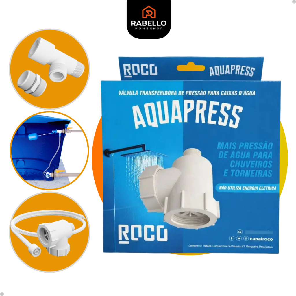 Válvula Alternadora e Transferidora Aumenta Pressão Duchão Para Caixa D'água Chuveiro Torneira em Oferta na Shopee