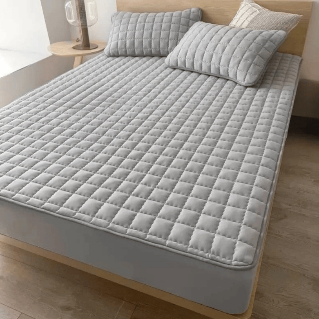 Capa Protetor Impermeável Solteiro Matelado Com Elástico Várias Cores Toque Macio