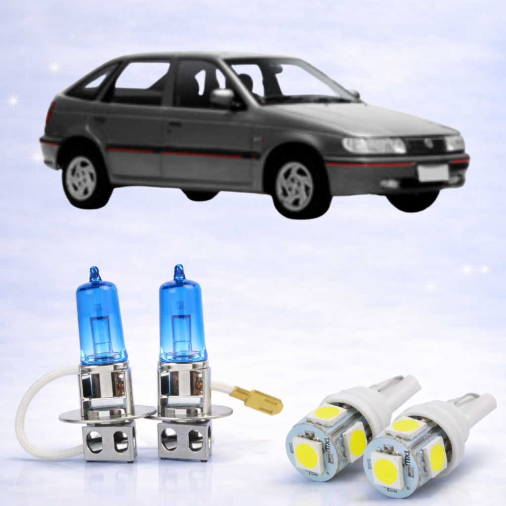Kit Lâmpada H3 Farol de Milha + Lâmpada LED Super Branca 12V VOLKSWAGEN POINTER