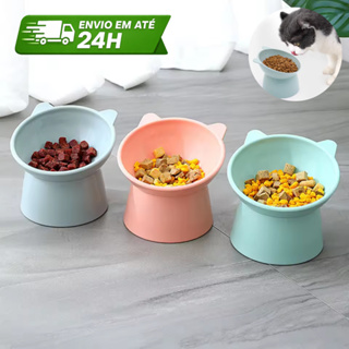 Comedouro Bebedouro Gatinho Elevado Ergonômico Para Gato Cachorro 1,2 ou 3 Unidades ENVIO IMEDIATO em Oferta na Shopee