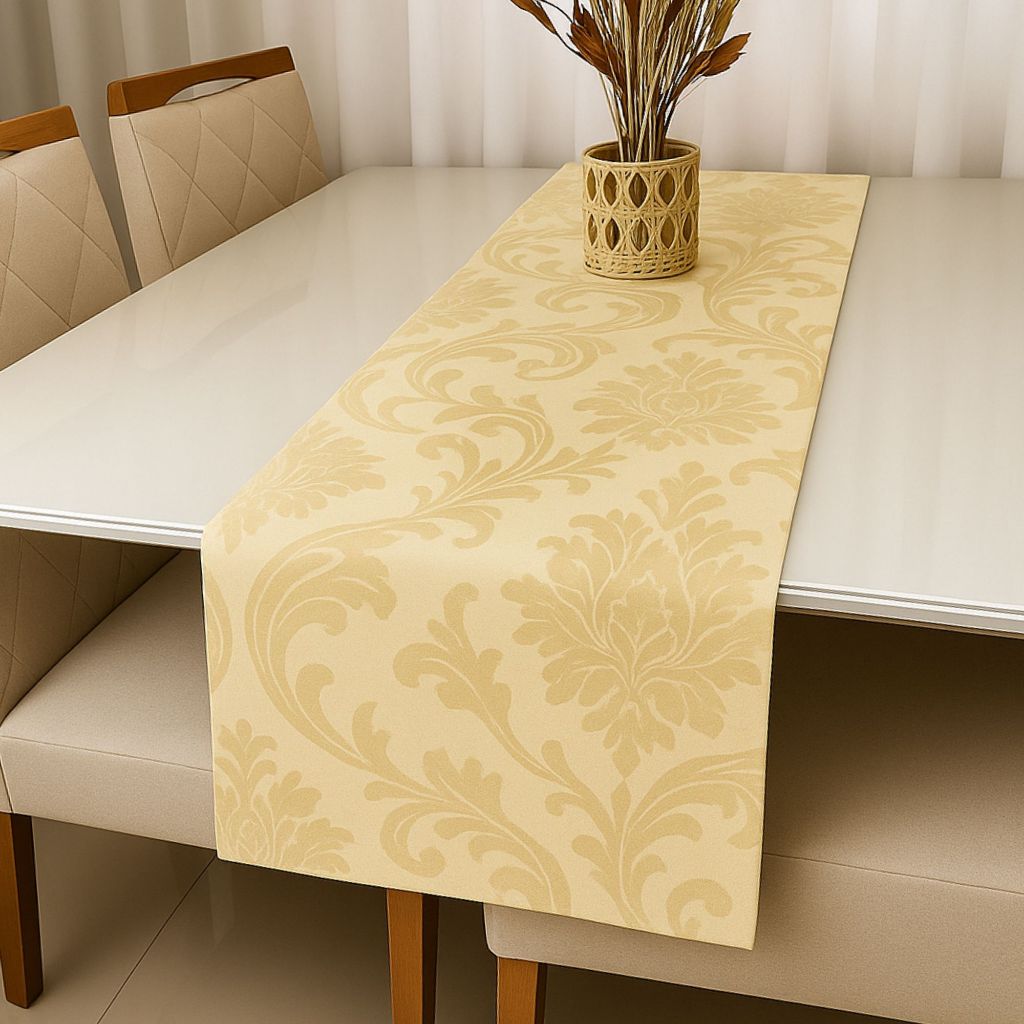 Trilho Caminho de Mesa De Jantar 1,40 x 0,40 m Toalha Decorativa Retangular Passadeira em Oferta na Shopee