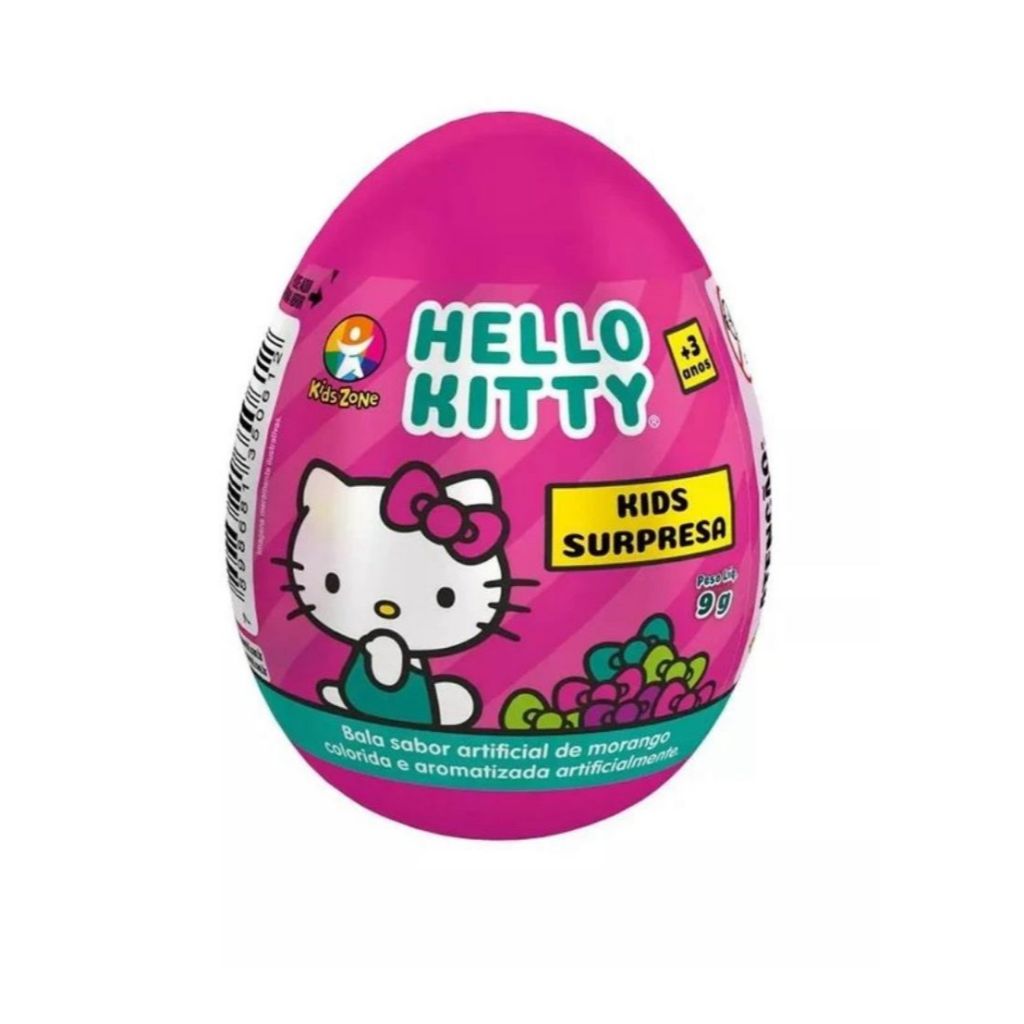 Hello Kitty Ovo com Brinde Surpresa Lacrado Novo Original
