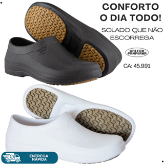 Sapato Ocupacional Confortável Antiderrapante Impermeável Segurança Limpeza Cozinha Industria C/ Ca em Oferta na Shopee