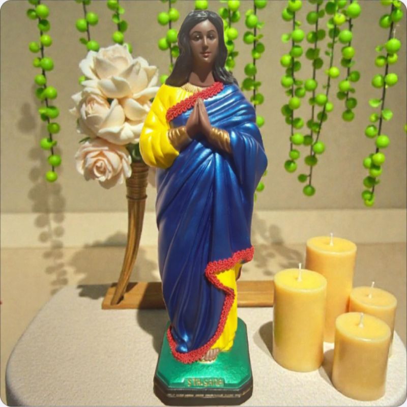 imagem escultura  Santa Sara Kali 40cm estátua cigana