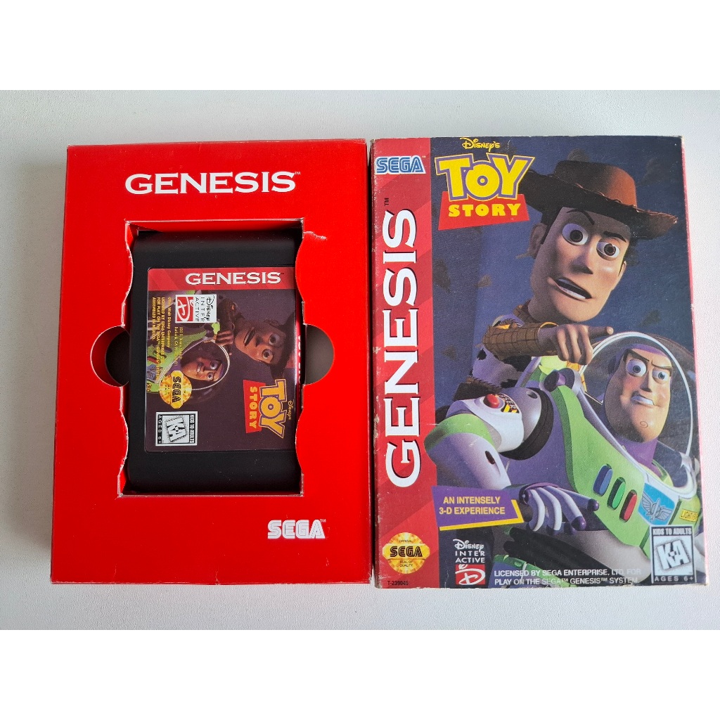 Toy Story Mega Drive Genesis Papelão
