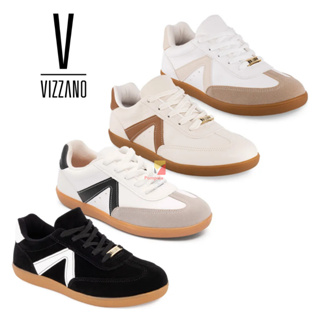 Tênis Feminino Vizzano Original Branco Recortes Retrô Estilo Casual Social Conforto Trabalho Baixo em Oferta na Shopee