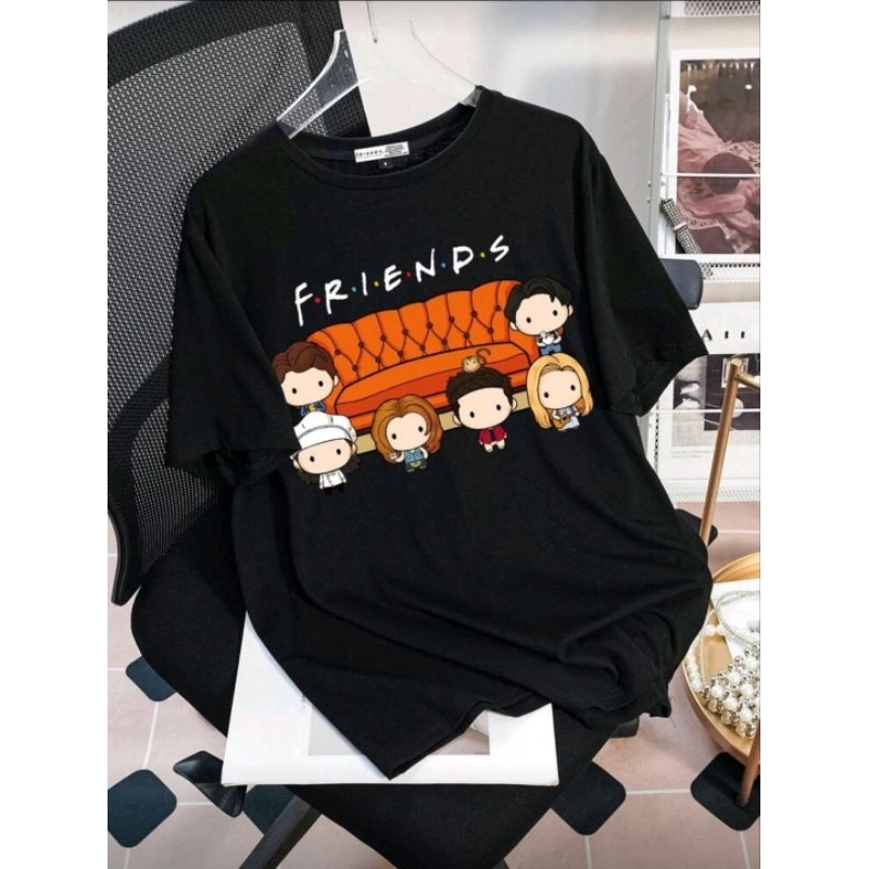 Blusa T-Shirt Feminina 100% Algodão Seriado Friends Camiseta Baby Look Divertida com Estilo e Conforto em Oferta na Shopee