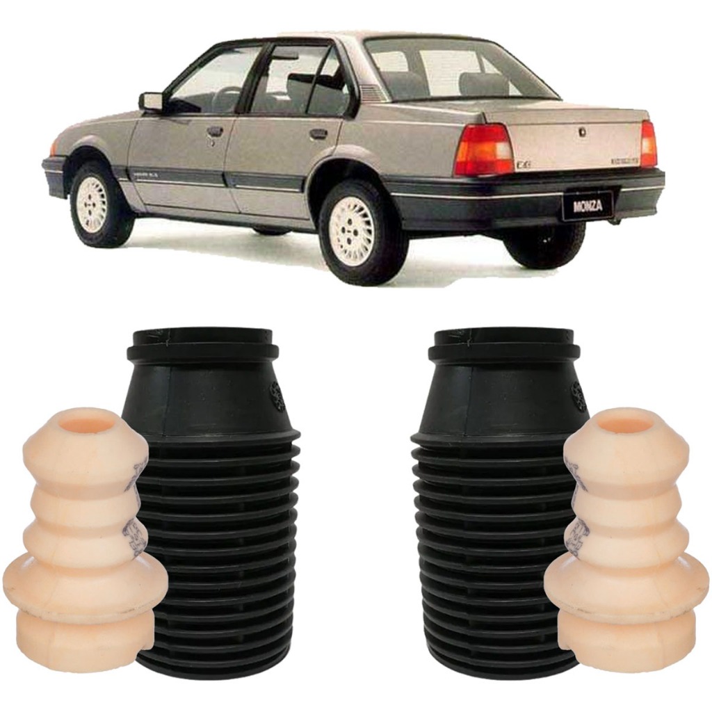 Kit Batente + Coifa do Amortecedor Dianteiro Dir. Esq. Monza Tubarão 1991 1992 1993 Até 1996