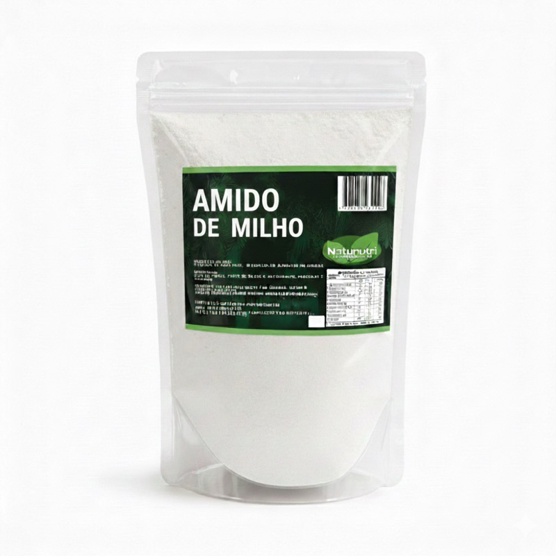 Amido de Milho 1kg 500g 250g Natunutri