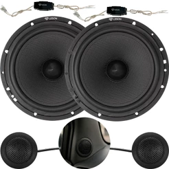 Alto Falante Kit 2 Vias 6 Pol 160W RMS 4 Ohms Leson Diamond Com Crossover Original LD165.3
