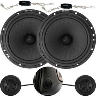 Kit 2 Vias 6" 160W RMS 4 Ohms Leson Diamond Original Som Forte e Definição LD165.3 em Oferta na Shopee