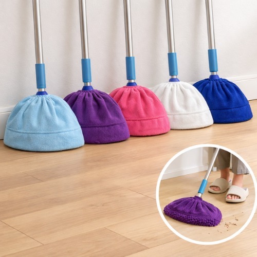 Capa de Pano Para Vassoura Com Elástico Na Borda Microfibra Reutilizável em Oferta na Shopee