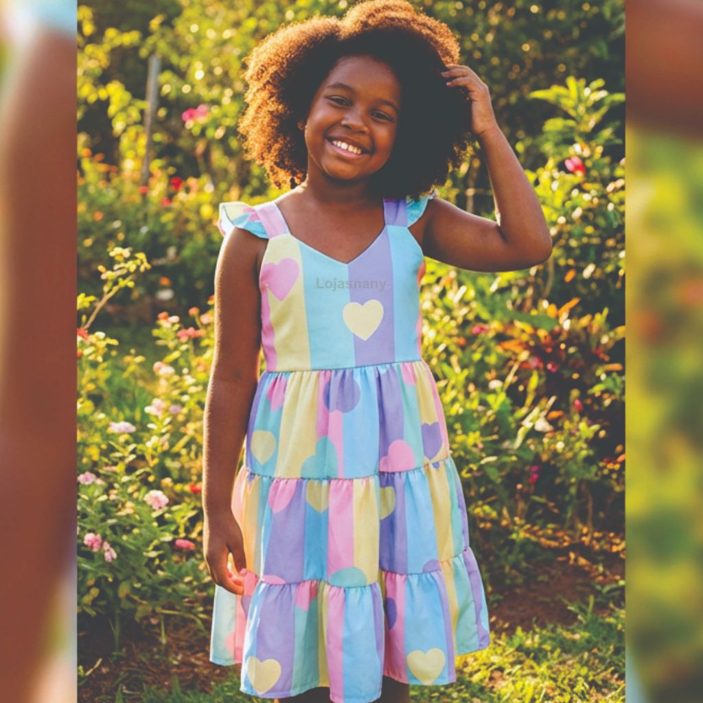 Vestido Infantil Menina Princesa Luxo Infantil 2 a 10 anos em Oferta na Shopee