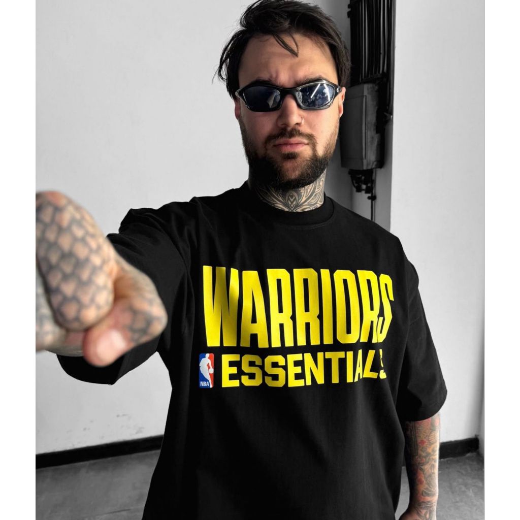 Camiseta Oversized Warriorys Essentyals Anime Aftersoul Unissex Plus Size P ao G5 100% Algodão