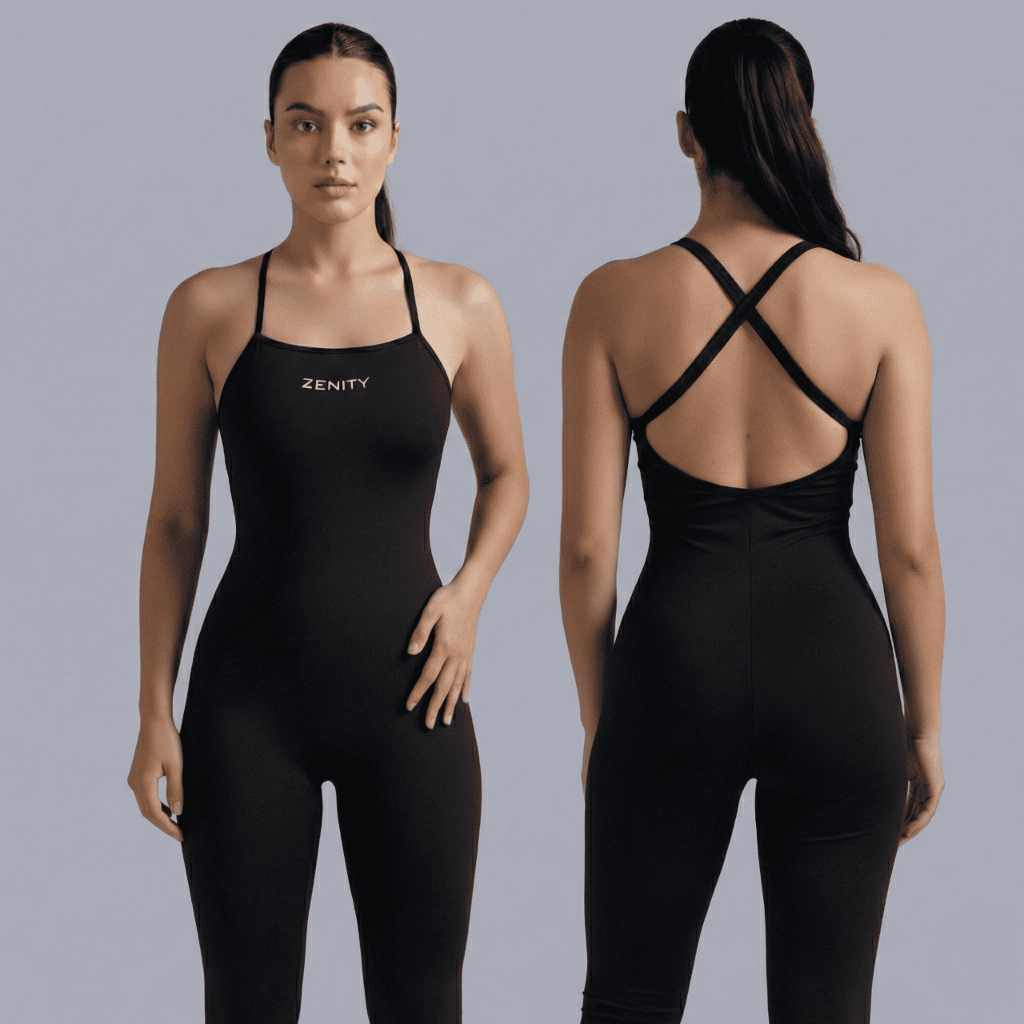 Macacão Longo ZERO TRANSPARÊNCIA  tecido grosso - Suplex Premium macacao treino academia fitness longo alças cruzadas