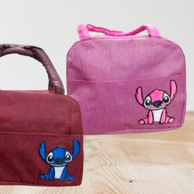 bolsa lancheira termica do stich ideal para escolha, trablho  ,etc em Oferta na Shopee