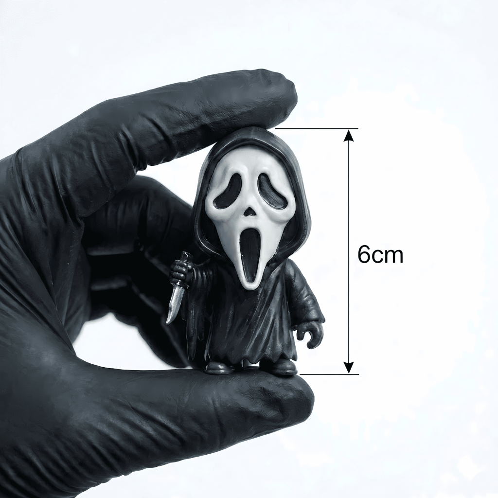 Ímã de Geladeira Terror Super Realista Pânico Resident Evil IT Jason Chucky Exorcista Action Figure Decoração Cozinha