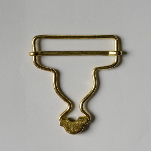 Fivela para jardineira com regulador 4cm - ouro - niquel - ouro velho - 2 unidades — imagem 2 de 2