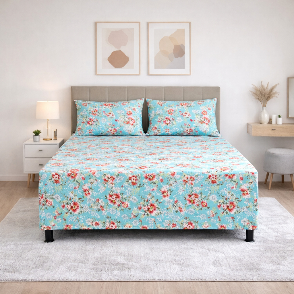 Capa Luva Box Casal 3 Pecas Hipercal 200 Fios 50% Algodão em Oferta na Shopee