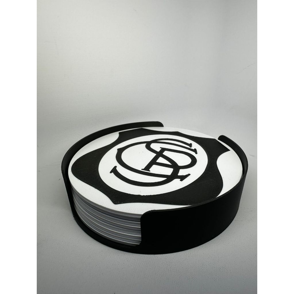 Porta Copos do Sport Club Corinthians Paulista – Kit com 8 Unidades (Impressão 3D)
