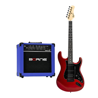 Kit Guitarra Tagima Candy Apple HSS + Amplificador Borne Strike G30 15W Bivolt em Oferta na Shopee