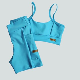 Conjunto Academia Short Bolso e Top De Alça Roupa De Fitness Treino Feminina em Oferta na Shopee