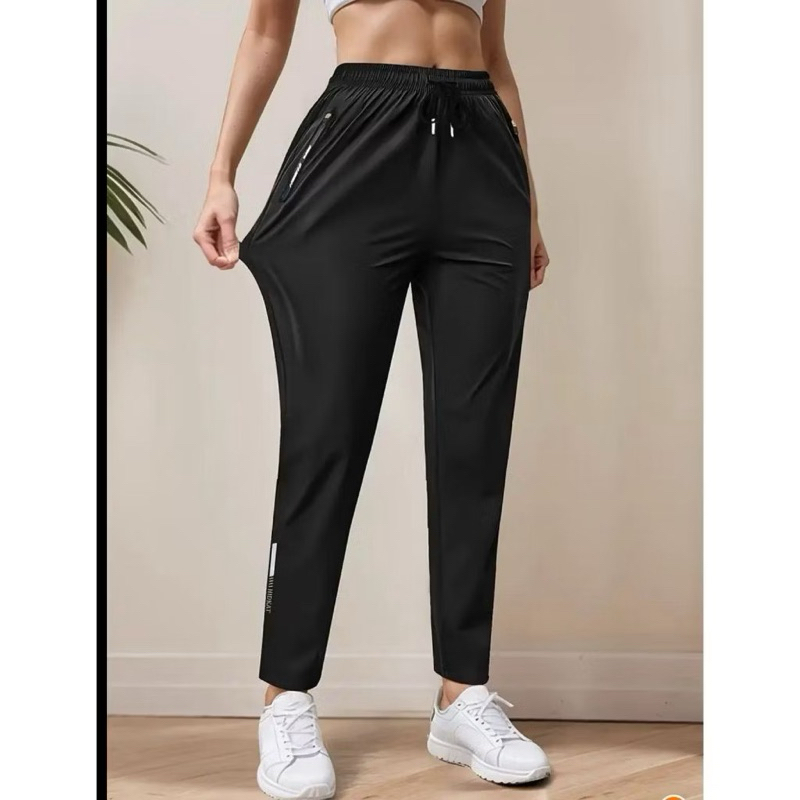 Calça Feminina de Dry Fit Com Elastano Esportiva Fitness Slim Fit