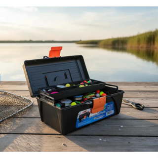 Caixa Maleta de Pesca Arqplast com Bandeja – Resistente e Organizadora em Oferta na Shopee