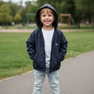 Corta-Vento Infantil Unissex Lisa | Menino e Menina Jaqueta Báica Escola Passeio Repelente a Água em Oferta na Shopee