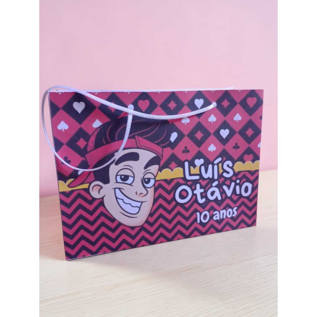 Sacolinha ENALDINHO Personalizado | Sacolinha | Lembrancinha | Mimos | Aniversário ENALDINHO
