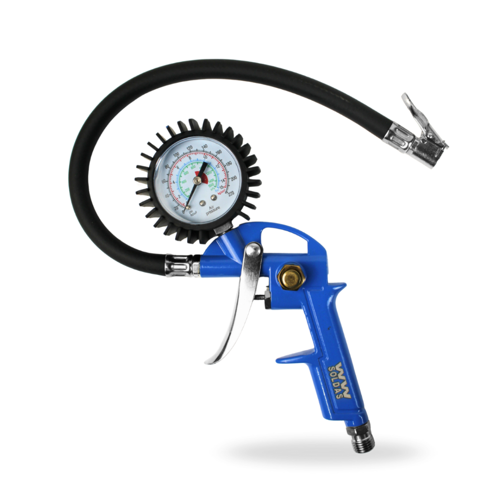 Calibrador De Pneu Profissional Manometro  220libras/15bar WWSoldas em Oferta na Shopee