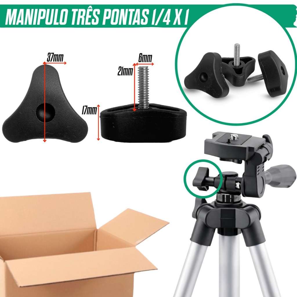 Kit 4/8/12/24/48 Manípulo Preto 43mm Parafuso 1/4x1 Fixação Móveis Marcenaria Industrial