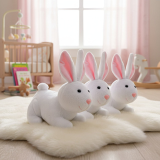 Kit 3 Coelho de Pelúcia 20cm Coelhinho da Pascoa Brinquedo Antialérgico Decorativo Para Páscoa em Oferta na Shopee