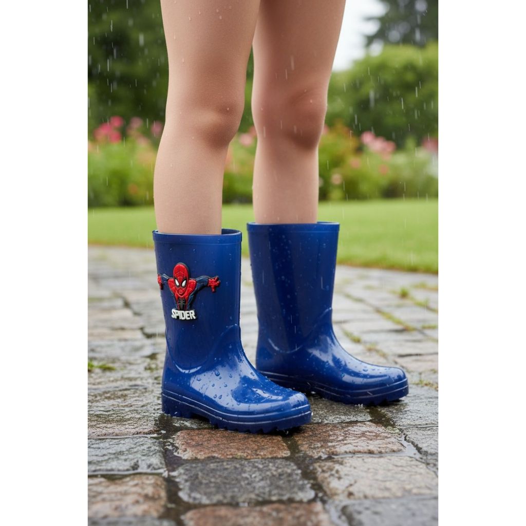 Bota Infantil Menino Galocha Impermeável Cano Alto  Confortável e Segura