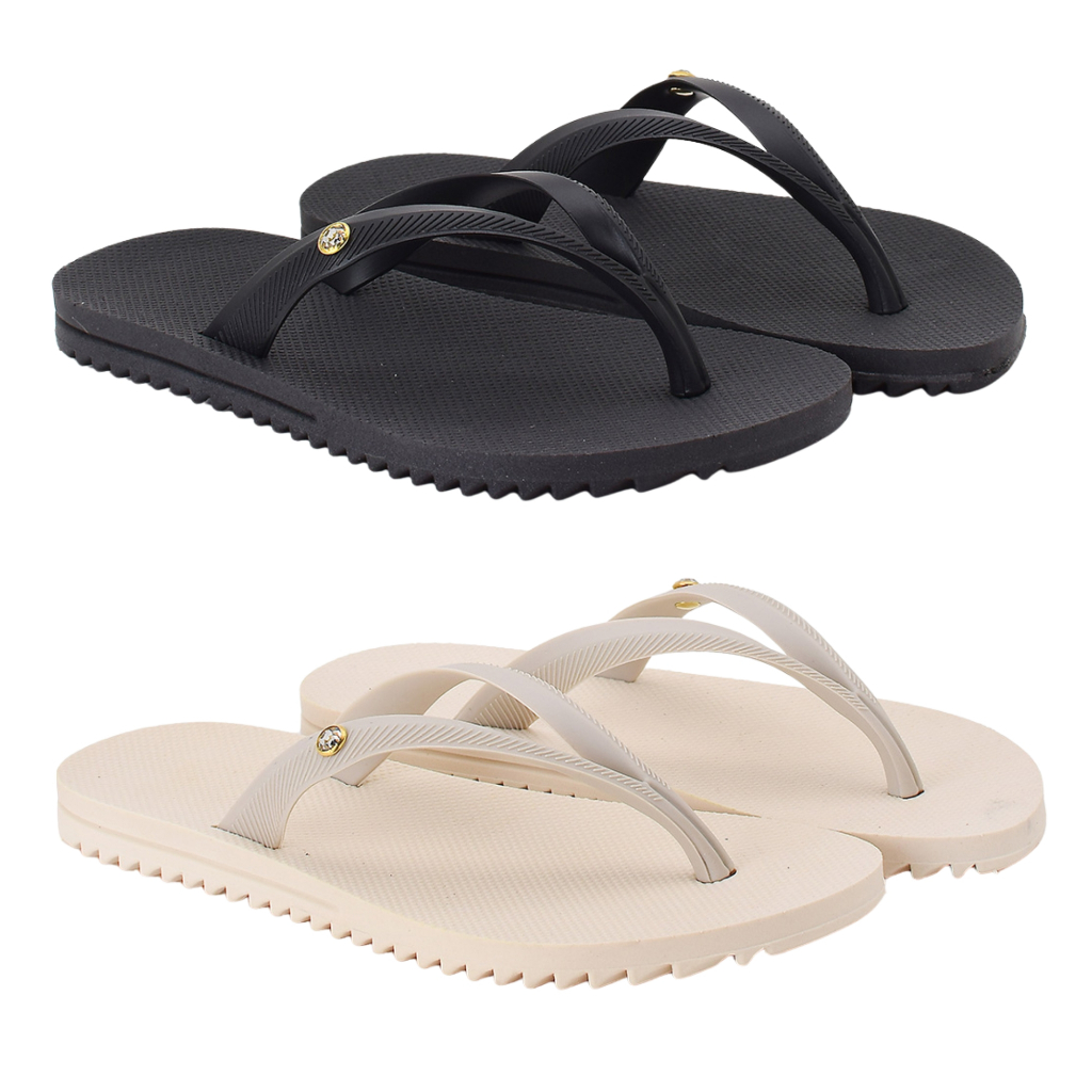 Kit Chinelo Feminino Praia Verão Macio