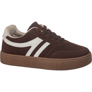 Tênis Feminino Casual Camurça Detalhe Lateral Listra Dupla Moderno Break GiGiL