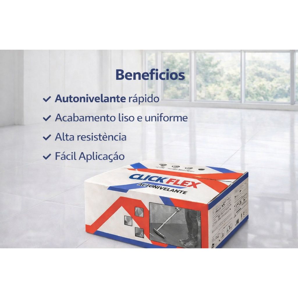 QUEIMA DE ESTOQUE - Cimento Autonivelante De Superfície 20kg Cinza - Casa e Construção