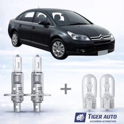 Lampada farol ALTO + LANTERNA CITROEN C4 PALLAS 2006 ATÉ 2013
